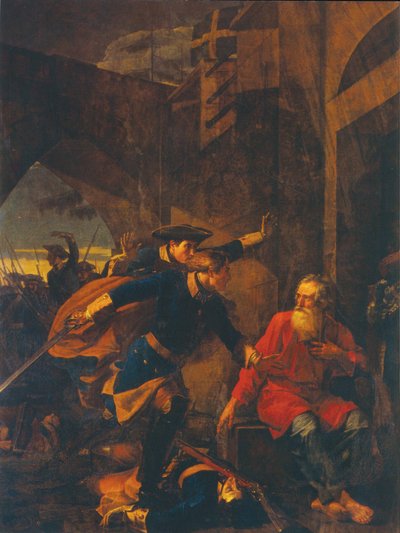 The Heroic Deed of Merchant Igolkin by Vasily Shebuyev